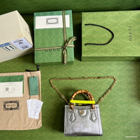 Hyper Peter Diana mini bag Gucci lizard 0708